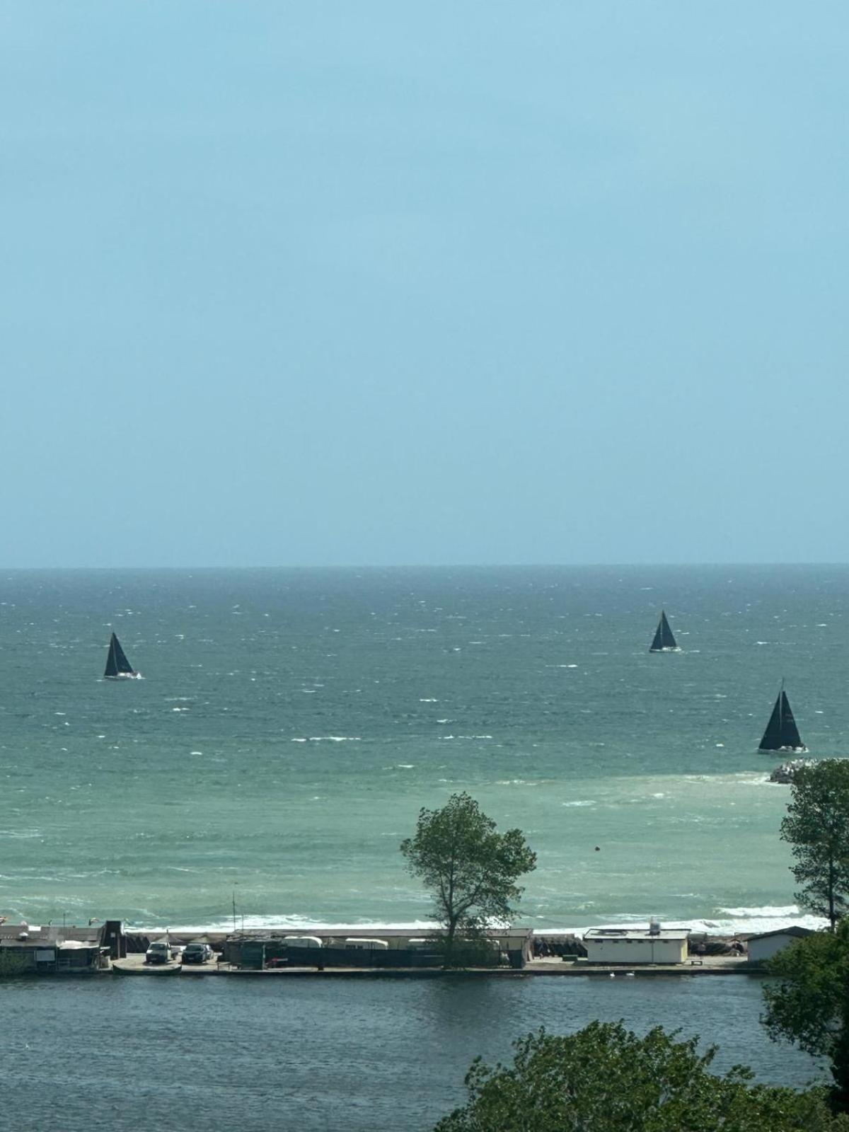 Donna Alba Seaview Penthouse, Casa Ta De Pe Plaja Lägenhet Neptun Exteriör bild