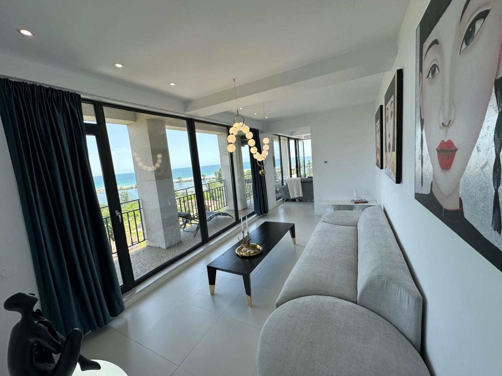 Donna Alba Seaview Penthouse, Casa Ta De Pe Plaja Lägenhet Neptun Exteriör bild